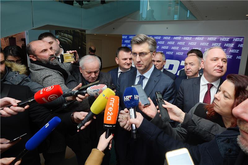 Plenkovic says hasn't talked with Covic yet, new ambassador to Bosnia to be appointed