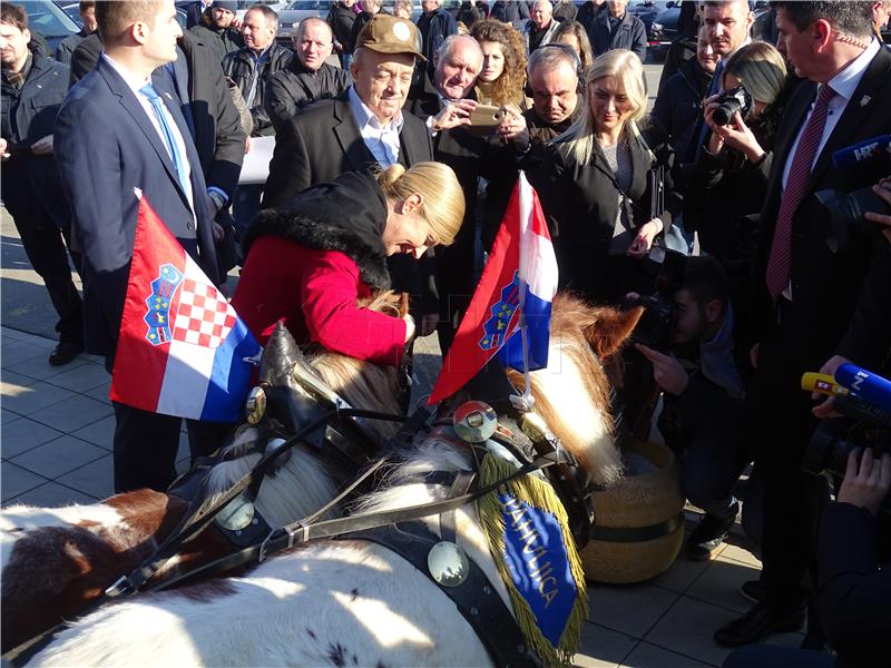 Predsjednica RH na 15. godišnjoj skupštini Županijske udruge uzgajivača konja Krapina