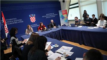 Konferencija za medije Ministarstva regionalnoga razvoja i fondova Europske unije