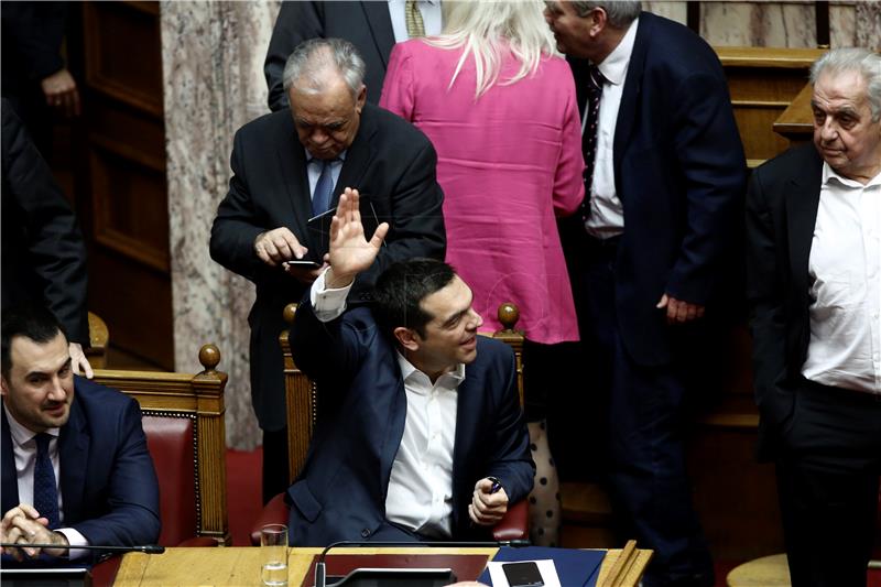 GREECE VOTE OF CONFIDENCE