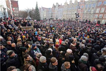 POLAND GDANSK MAYOR PAWEL ADAMOWICZ FUNERAL