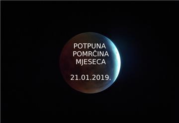 Potpuna pomrčina Mjeseca u ponedjeljak u zoru