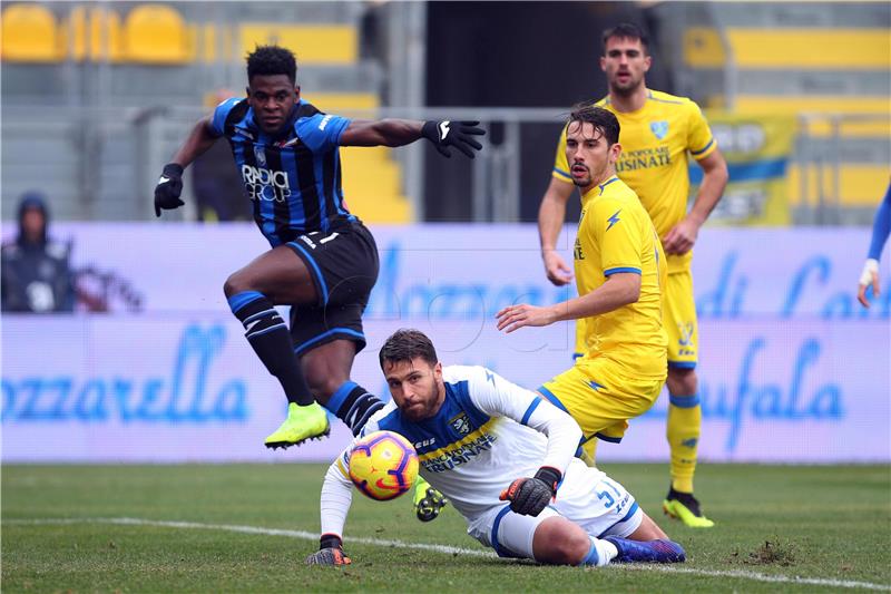 Italija: Frosinone - Atalanta 0-5, četiri pogotka Zapate