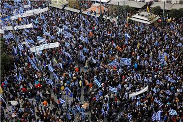 GREECE ATHENS PROTEST AGAINST PRESPES AGREEMENT