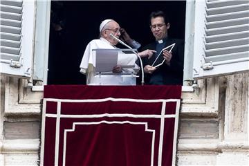 VATICAN POPE FRANCIS ANGELUS