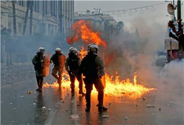 GREECE ATHENS PROTEST AGAINST PRESPES AGREEMENT