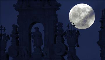 SPAIN MOON LUNAR ECLIPSE