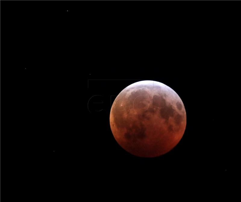 USA NEW YORK LUNAR ECLIPSE