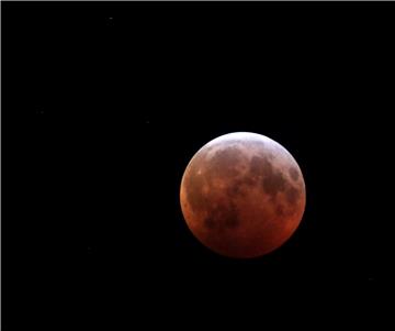 USA NEW YORK LUNAR ECLIPSE