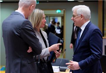 BELGIUM EU FOREIGN AFFAIRS COUNCIL