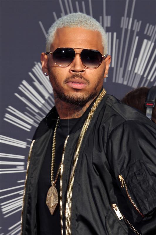 (FILE) USA FRANCE CHRIS BROWN ARREST