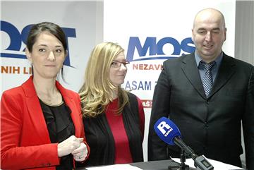 Tiskovna konferencija Mosta NL Rijeka