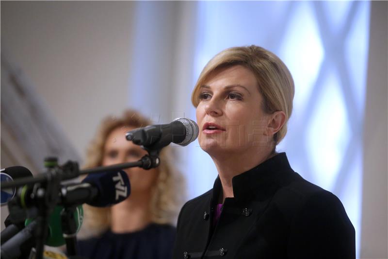 Grabar-Kitarović: Ključno je zajedništvo u ostvarenju strateških nacionalnih ciljeva    