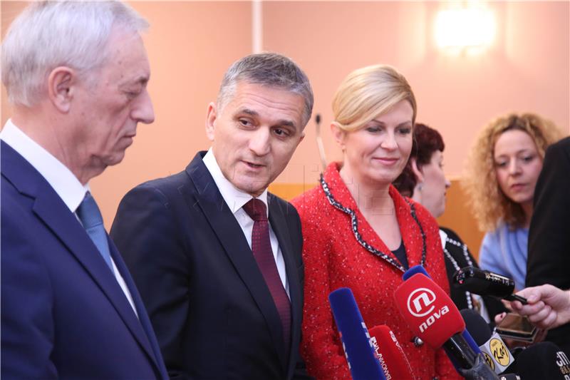 Predsjednica Grabar-Kitarović pohvalila rad Ministarstva državne imovine