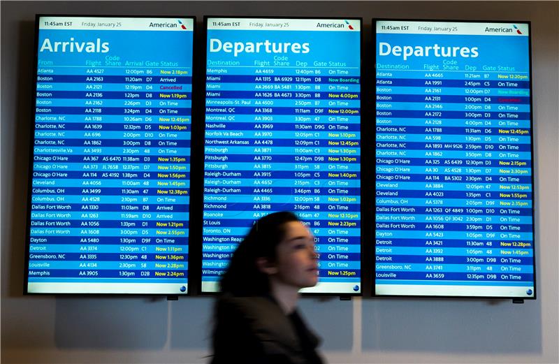 USA NEW YORK LAGUARDIA AIRPORT DELAYS GOVERNMENT SHUTDOWN