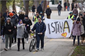 Prosvjedna šetnja Marjanom