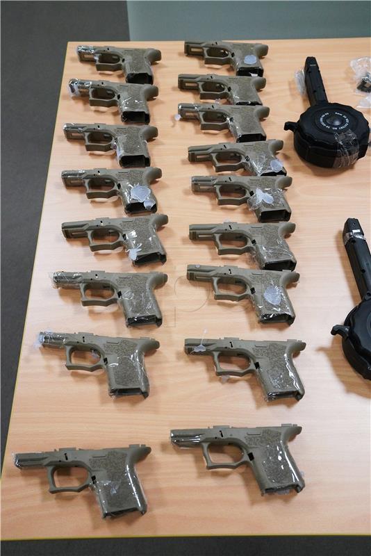 AUSTRALIA CRIME SEIZED GUN PARTS SMUGGLE