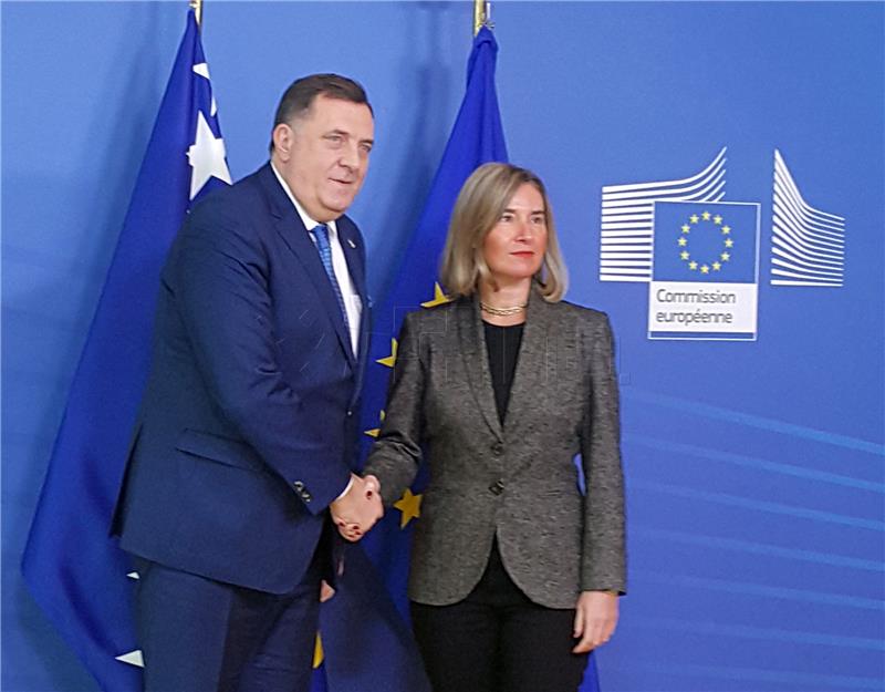 Članovi predsjedništva BiH razgovarali s visokom predstavnicom EU-a