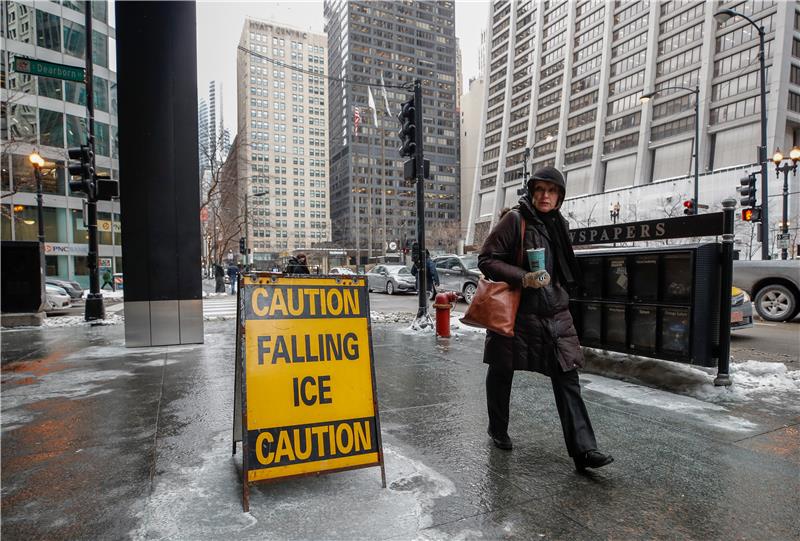 USA WEATHER POLAR VORTEX