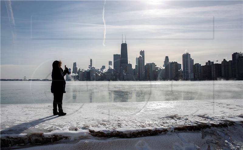 USA WEATHER POLAR VORTEX