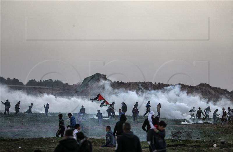 MIDEAST ISRAEL PALESTINIANS CLASHES EAST GAZA STRIP