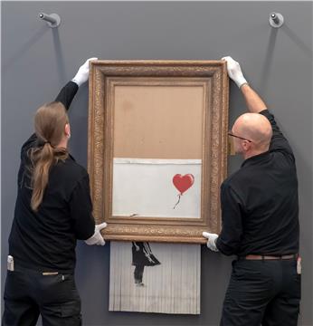 GERMANY BANKSY LOVE IS IN THE BIN