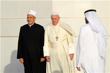 UAE POPE FRANCIS HUMAN FRATERNITY MEETING