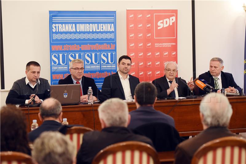 Zajednička konferencija za medije SDP-a i SU-a