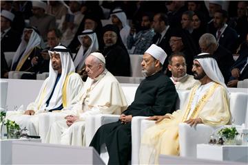 UAE RELIGIONS CHURCHES POPE FRANCIS