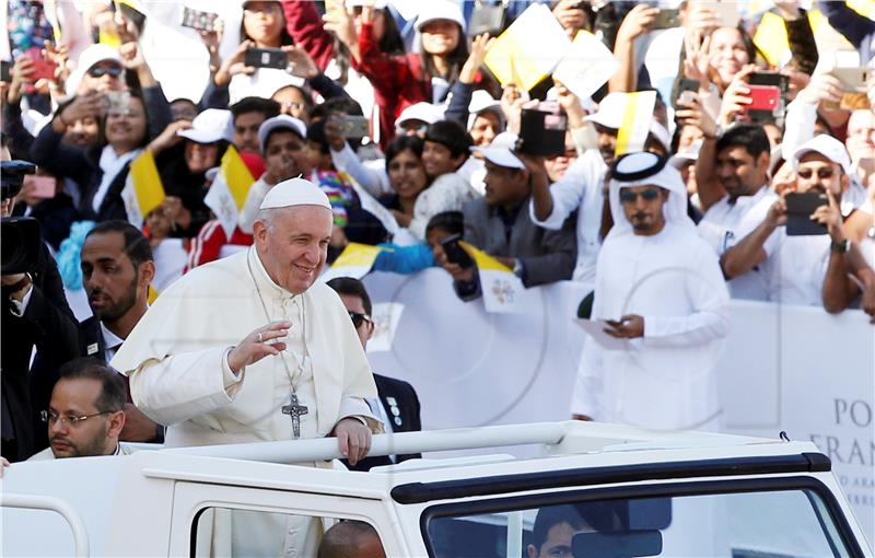 UAE POPE FRANCIS VISIT