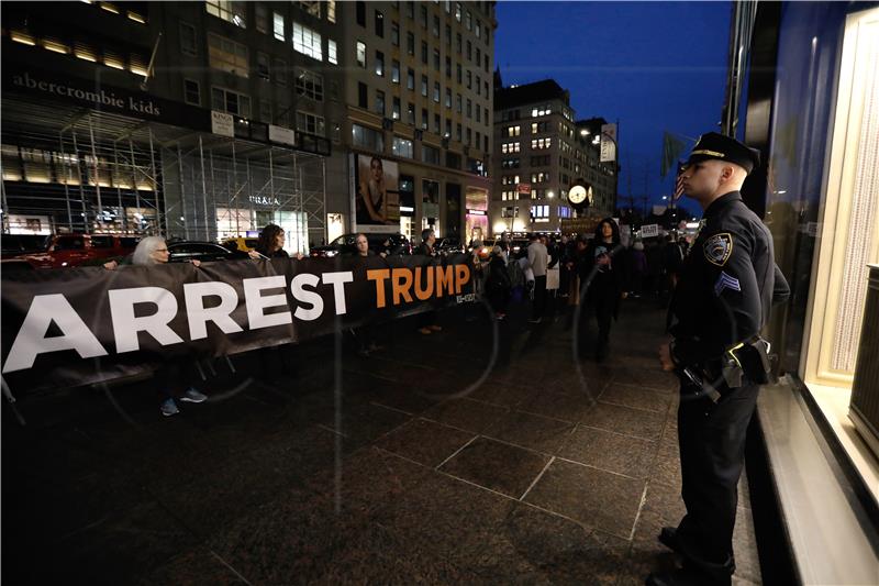 USA PROTEST TRUMP TOWER NEW YORK