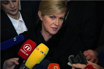 Predsjednica Grabar-Kitarović na "Molitvenom doručku" u povodu devete godišnjice Sisačke biskupije