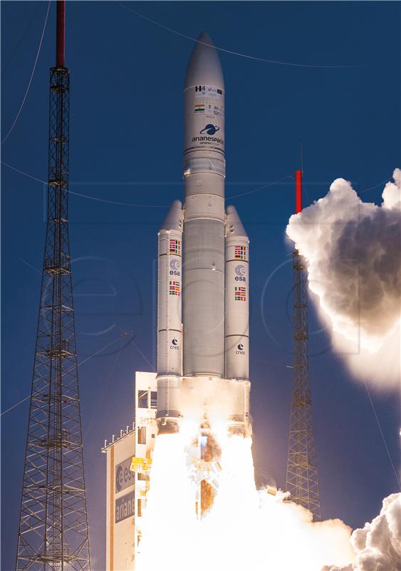 FRENCH GUIANA ARIANE LAUNCH