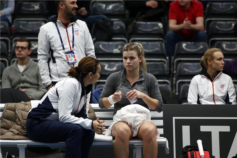 Fed Cup, Hrvatska - Srbija, Fett protiv Danilović