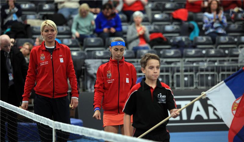 Fed Cup, Hrvatska - Srbija, Vekić - Krunić