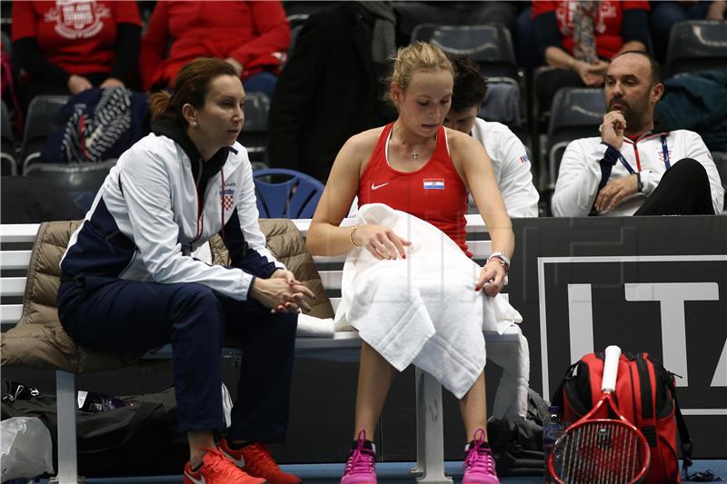 Fed Cup, Hrvatska - Srbija, Vekić - Krunić