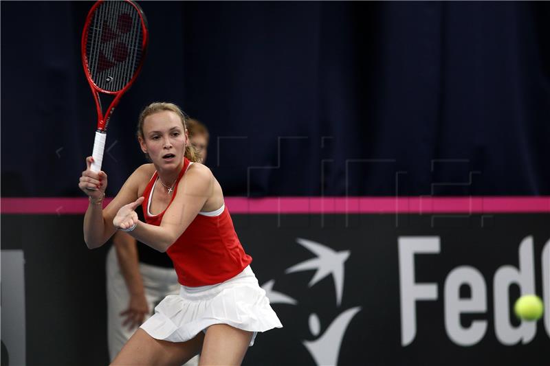 Fed Cup, Hrvatska - Srbija, Vekić - Krunić