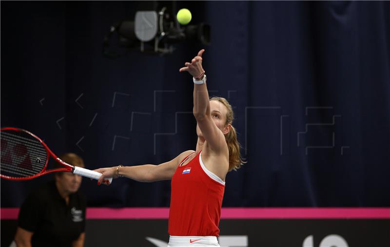 Fed Cup, Hrvatska - Srbija, Vekić - Krunić