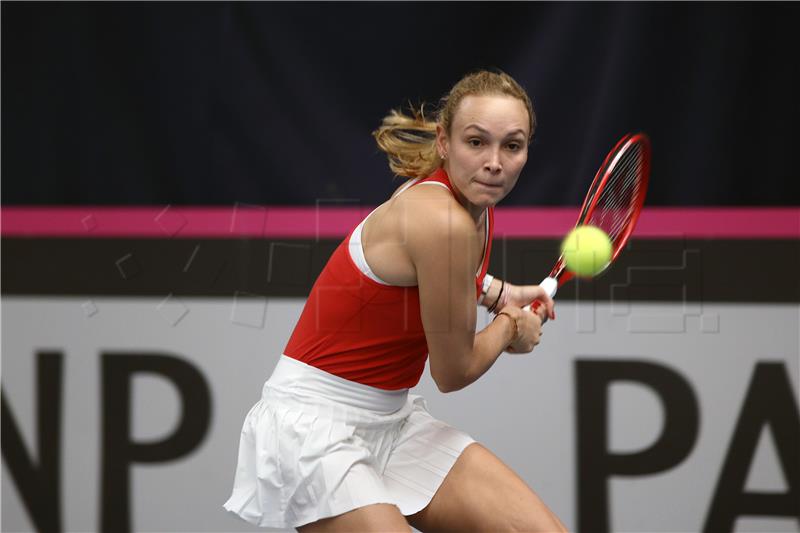 Fed Cup, Hrvatska - Srbija, Vekić - Krunić