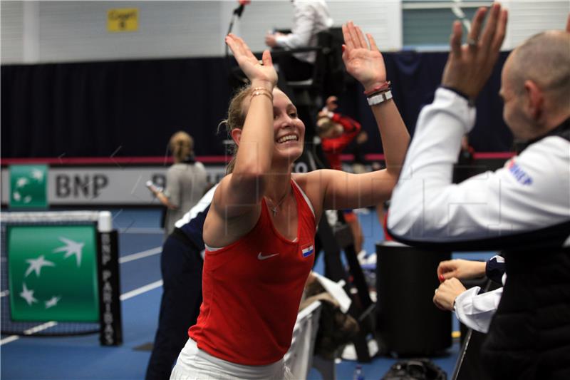 FED Cup, Hrvatska - Srbija, Vekić - Krunić