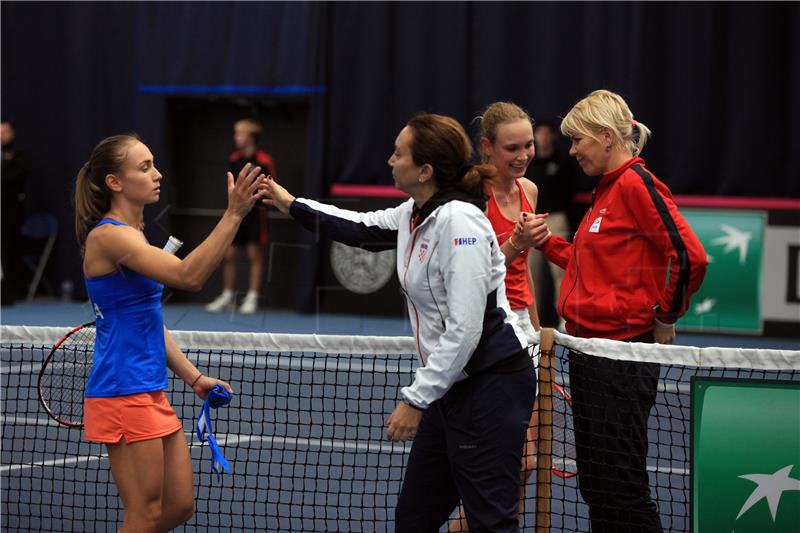 FED Cup, Hrvatska - Srbija, Vekić - Krunić