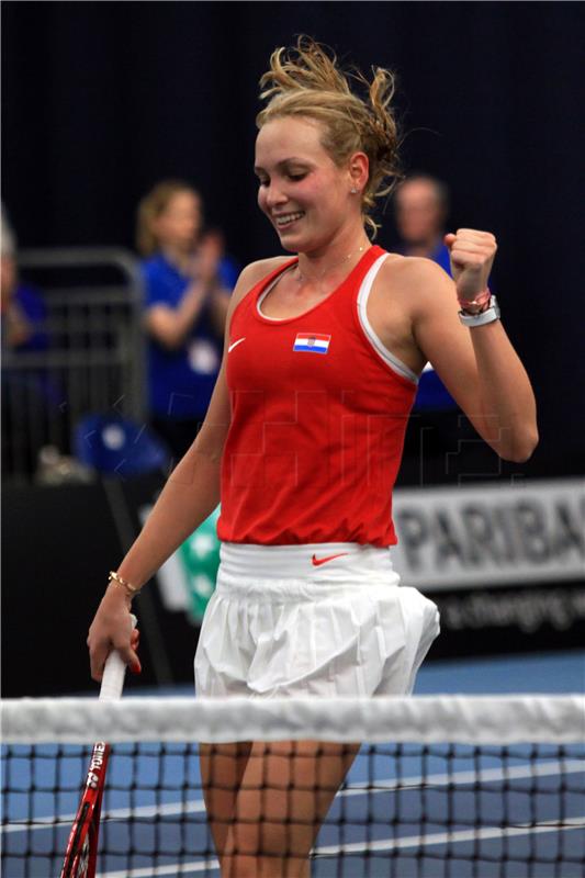 FED Cup, Hrvatska - Srbija, Vekić - Krunić