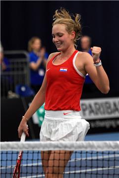 FED Cup, Hrvatska - Srbija, Vekić - Krunić