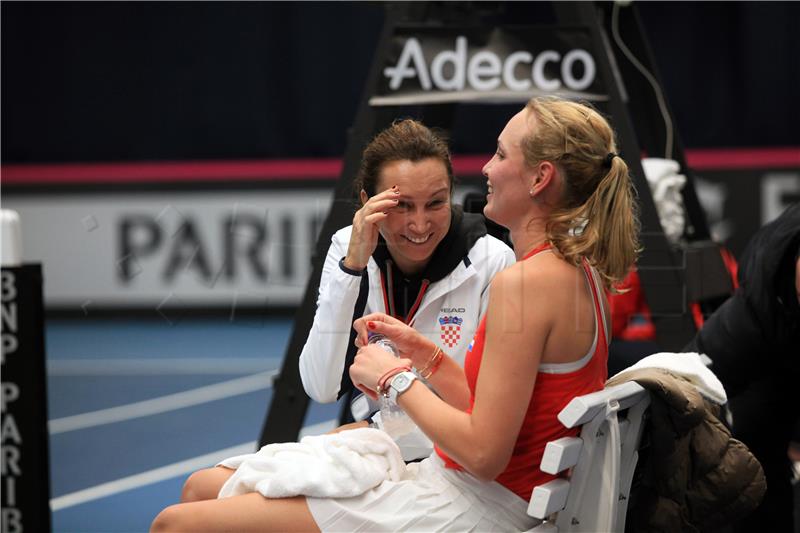 FED Cup, Hrvatska - Srbija, Vekić - Krunić