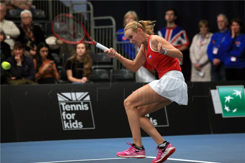 FED Cup, Hrvatska - Srbija, Vekić - Krunić