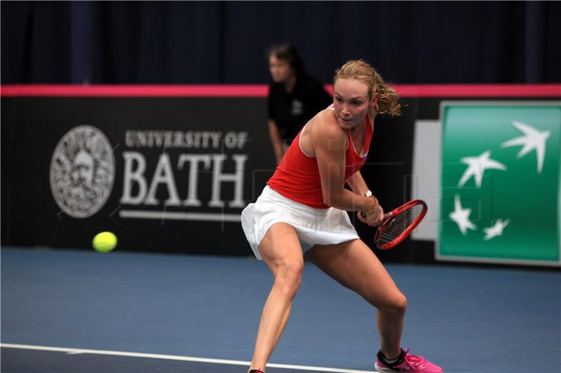 FED Cup, Hrvatska - Srbija, Vekić - Krunić