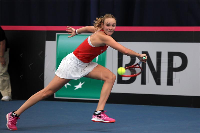 FED Cup, Hrvatska - Srbija, Vekić - Krunić