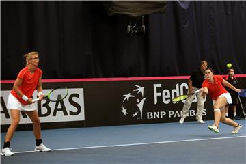 FED Cup, Hrvatska - Srbija, parovi