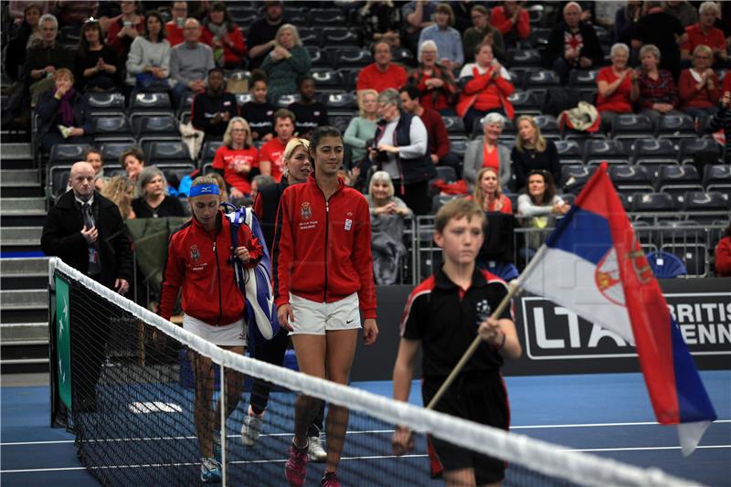 FED Cup, Hrvatska - Srbija, parovi