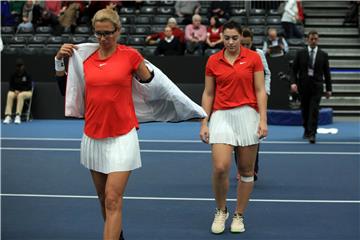 FED Cup, Hrvatska - Srbija, parovi